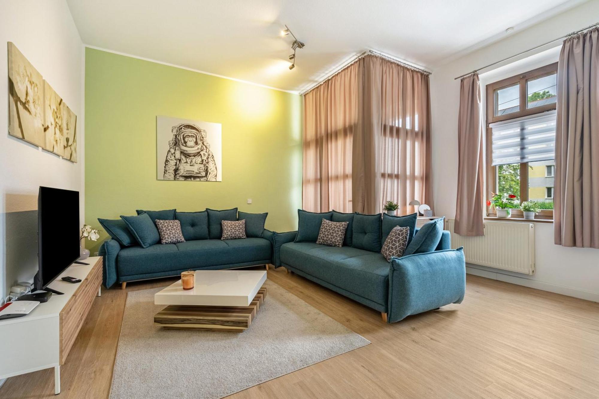 Zentrumsnahe Wohnung In Chemnitz Exterior foto